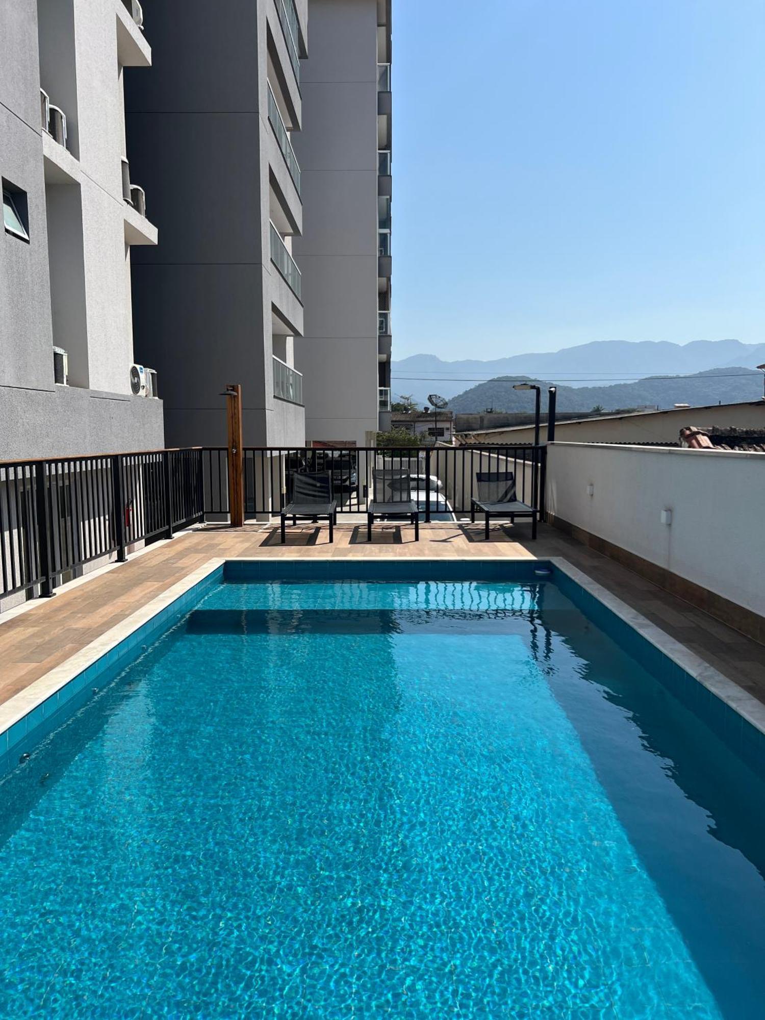 Apartamento Ape Jardins 212 - Piscina, Churrasqueira, 2 Quartos A 600m Da Orla Ubatuba